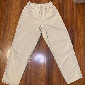 H&M Women's Beige Straight Leg Pants